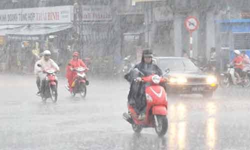 Hà Nội đề phòng mưa lớn gây ngập úng Ảnh minh họa.