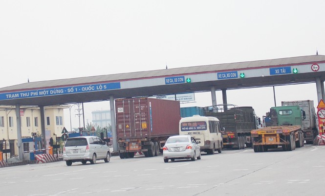 Quốc lộ 5 doanh thu phí 1,6 tỷ đồng mỗi ngày QL5 có doanh thu trung bình 1,6 tỷ đồng/ngày. Ảnh: Anh Trọng.