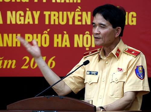 Cục trưởng CSGT: Người dân không có quyền kiểm tra cảnh sát Thiếu tướng Trần Sơn Hà, Cục trưởng Cảnh sát giao thông. Ảnh: Bá Đô.