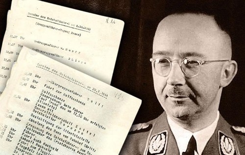 Nhật ký gây chấn động của trùm mật vụ Himmler Thống chế Heinrich Himmler.