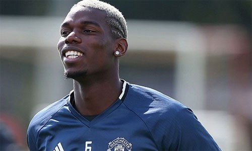 Pogba ra mắt trong trận Man Utd gặp Southampton Mourinho tin Pogba sẽ không mất nhiều thời gian để hòa nhập. Ảnh: Man Utd.