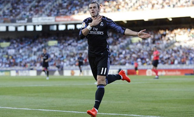 Bale lập cú đúp giúp Real thắng đậm Bale đủ sức "gánh" Real trong khi Ronaldo nghỉ thi đấu. Ảnh: Reuters