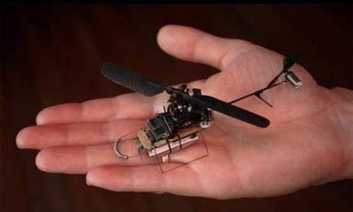 Nga phát triển máy bay trinh sát chỉ bằng con chuồn chuồn UAV Black Hornet của Na Uy. Ảnh: Youtube.