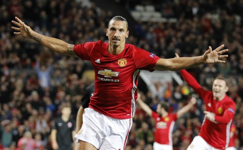 Ibrahimovic nổ súng, M.U thắng trận đầu ở Europa League Ibrahimovic có bàn thắng giải tỏa tâm lý sau chuỗi trận tịt ngòi. Ảnh: Reuters.