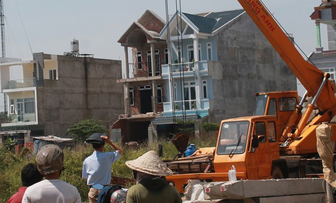 Nam công nhân bị dây cáp quấn vào cọc bê tông tử vong Hiện trường vụ việc.