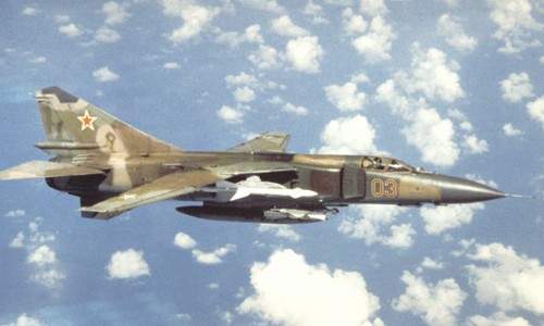 Chiếc 'tiêm kích ma' Liên Xô làm náo loạn châu Âu Một chiếc tiêm kích Mig-23 Liên Xô. Ảnh: War History.