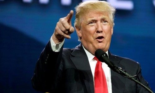 Ông Trump tuyên bố nhận lương tổng thống 1 USD Tổng thống Mỹ đắc cử Donald Trump. Ảnh: Reuters.