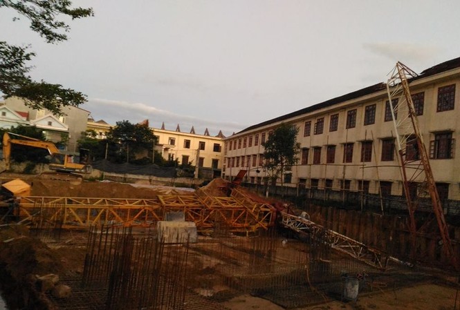 Cần cẩu đè chết nam sinh thuộc công trình không phép Công trình chung cư và biệt thự liền kề của công ty TNHH Trường Thành 2 chưa được cấp phép xây dựng.