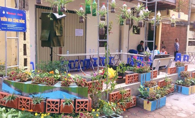 Nghiên cứu thực hiện công trình biến bãi rác thành vườn hoa Nghiên cứu thực hiện công trình biến bãi rác thành vườn hoa