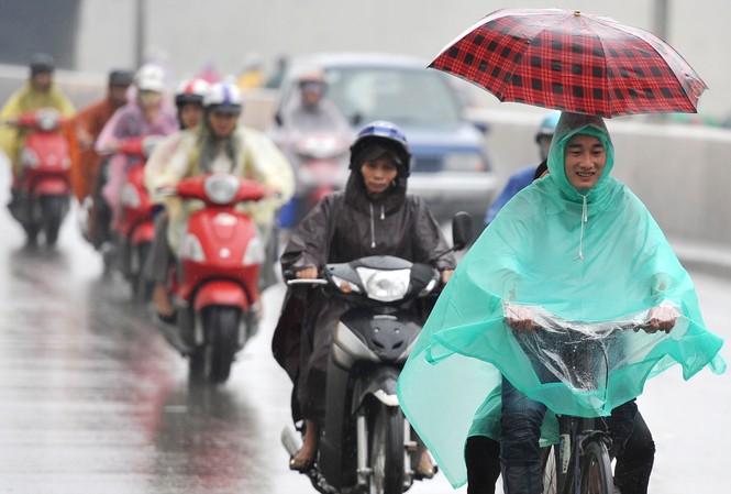 Hà Nội có mưa, trời chuyển rét Hôm nay Hà Nội có mưa, trời chuyển rét. Ảnh minh họa.