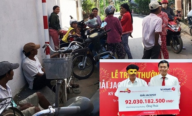 Sự thật về 21 tỷ phú Vietlott của Việt Nam Rất nhiều người “bao vây” gia đình ông Thái khi nghe tin ông này trúng Jackpot 92 tỷ đồng.