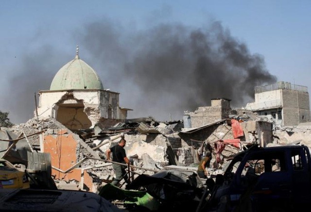 Bản tin 8H: Đế chế IS chính thức sụp đổ tại Iraq Quân đội Iraq đã giành lại thánh đường al-Nuri từ IS. (Ảnh: Reuters)
