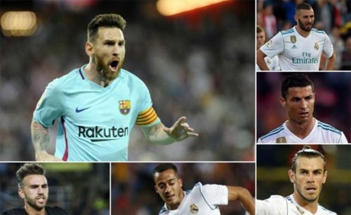 Messi ghi bàn nhiều gấp đôi toàn bộ hàng tiền đạo Real Hàng công sa sút khiến Real bị Barca bỏ xa tại La Liga.