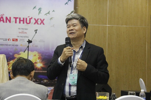 Giám khảo nói gì về phim dự thi Liên hoan phim lần thứ XX? Nhà Biên kịch, Nhà lý luận phê bình Đoàn Minh Tuấn chia sẻ về phim hoạt hình dự thi trước thềm khai mạc Liên hoan phim. Ảnh: Thanh Trần.