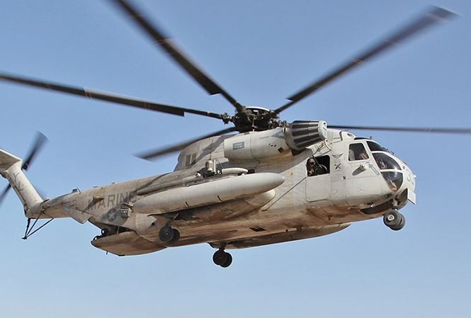 Mỹ ngừng hoạt động máy bay CH-53 theo yêu cầu của Nhật Bản Trực thăng CH-53 của thủy quân lục chiến Mỹ. Ảnh: Wikipedia.