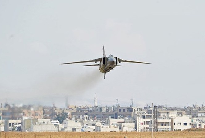 Bản tin 8H: Máy bay không quân Syria bị khủng bố bắn hạ bằng tên lửa Một chiếc máy bay MiG-23 của Không quân Syria. Nguồn: Sputnik.