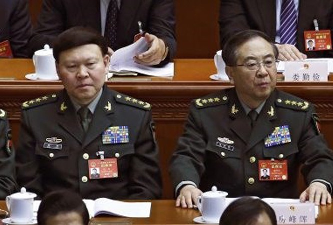 Trung Quốc khởi tố ông Phòng Phong Huy vì tình nghi nhận hối lộ Cựu Ủy viên Quân ủy Trung ương Trung Quốc Phòng Phong Huy (hải). Nguồn: AP.