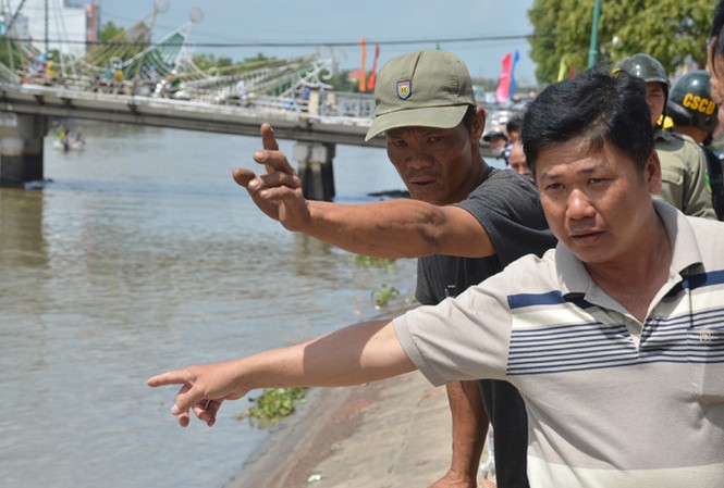 Tin mới vụ người phụ nữ 'mất tích' dưới sông Maspero ngày mùng 5 Tết Đoạn sông nơi nạn nhân mất tích.