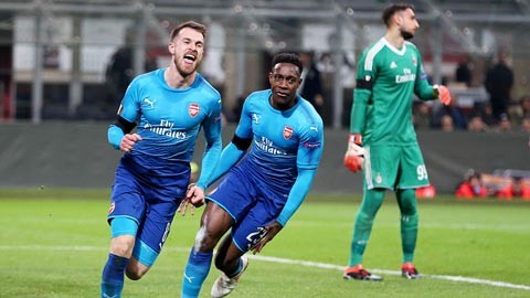 Đánh bại Milan tại San Siro, Arsenal tiệm cận tứ kết Europa League Đánh bại Milan tại San Siro, Arsenal tiệm cận tứ kết Europa League