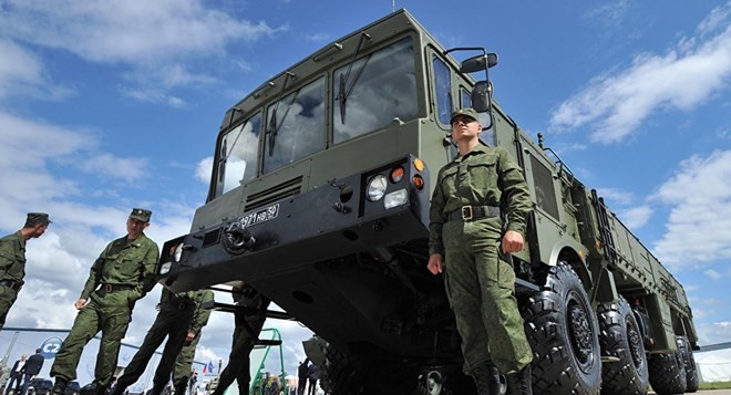 'Nga không có tham vọng tham gia một cuộc chạy đua vũ trang mới' Hệ thống tên lửa Iskander tiên tiến. Nguồn: Sputnik.