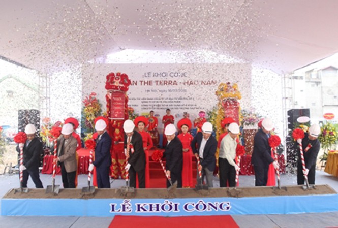 Khởi công dự án cách Hồ Gươm 3,5km Lễ khởi công dự án The Terra – Hào Nam.