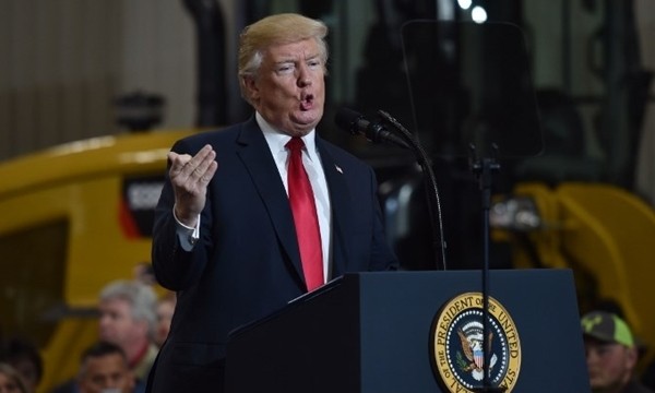 Bản tin 8H: Tổng thống Trump tuyên bố sẽ sớm rút quân khỏi Syria Tổng thống Donald Trump phát biểu tại bang Ohio ngày 29/3. Ảnh: AFP.