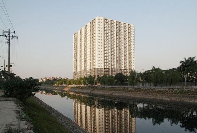 Những đối tượng đủ điều kiện được vay vốn mua nhà ở xã hội Dự án nhà ở xã hội Đồng Mồ - Đại Kim (quận Hoàng Mai, Hà Nội). Ảnh: Minh Nghĩa/TTXVN.