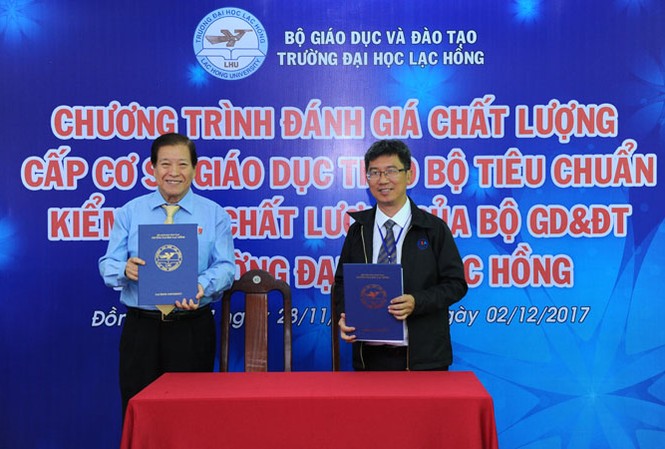 ĐH Lạc Hồng được công nhận đạt chuẩn chất lượng giáo dục ĐH Lạc Hồng được công nhận đạt chuẩn chất lượng giáo dục