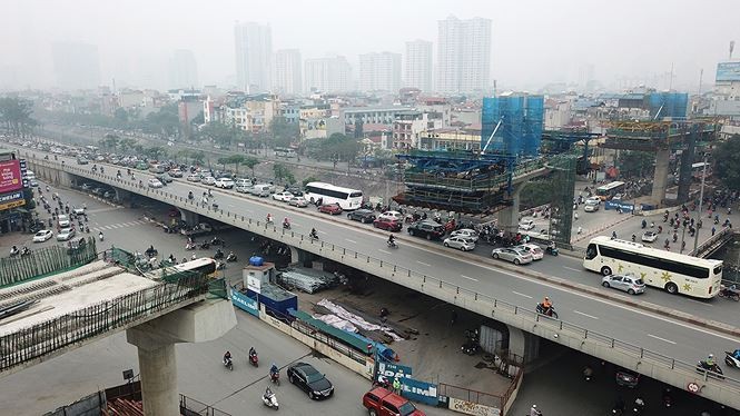 Đường sắt đô thị Nhổn - ga Hà Nội chưa thẩm duyệt thiết kế PCCC Dự án đường sắt đô thị Nhổn - ga Hà Nội. Ảnh: Hoàng Mạnh Thắng.
