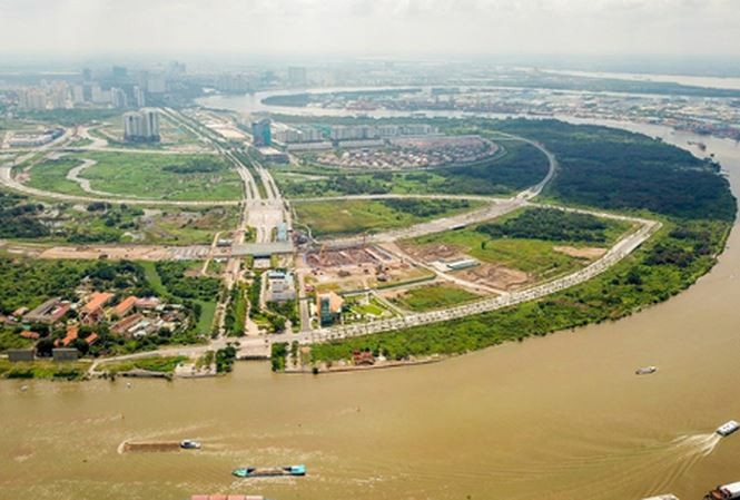 Thanh tra: 'Kết luận vụ Thủ Thiêm nêu đúng nguyện vọng người dân' Một góc khu đô thị mới Thủ Thiêm. Ảnh: Quỳnh Trần.