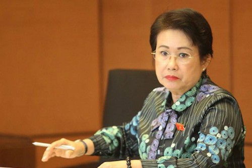 Nguyên Phó bí thư Đồng Nai được điều chuyển về Mặt trận Tổ quốc Bà Phan Thị Mỹ Thanh khi còn làm đại biểu Quốc hội. Ảnh: Võ Văn Thành.