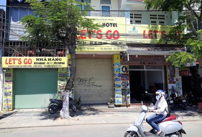 Vụ xô xát với khách Trung Quốc: Nhà hàng tại Nha Trang nhiều sai phạm Nhà hàng Let's Go, nơi xảy ra vụ hỗn chiến giữa khách Trung Quốc và nhân viên - Ảnh: GTVT