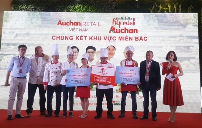 30% khách đến siêu thị mua đồ nấu sẵn Auchan Retail Việt Nam tổ chức thi ẩm thực để sáng tạo thêm nhiều món ăn nấu sẵn cho hệ thống siêu thị