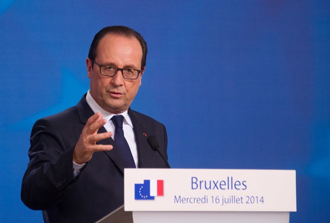 Anh, Mỹ phản đối, Pháp vẫn bán tàu chiến cho Nga Tổng thống Pháp Francois Hollande