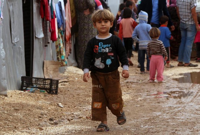 IS tra tấn dã man trẻ em người Kurd ở Syria Một bé trai người Kurd. Ảnh minh họa