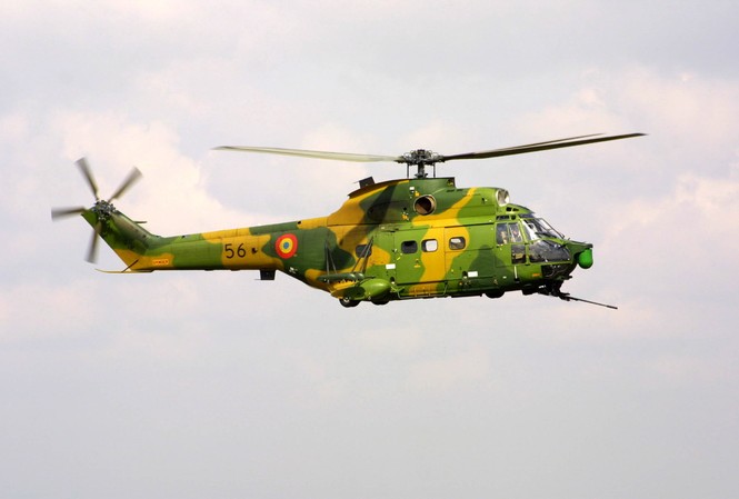 Rơi trực thăng quân sự ở Romania, 8 người thiệt mạng Một chiếc Puma SOCAT của quân đội Romania.