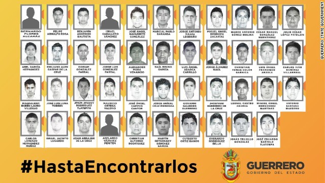 Phát hiện 11 thi thể bị đốt cháy ở Mexico 43 sinh viên mất tích ở bang Guerrero