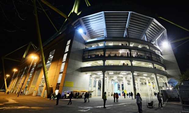 Đức: Phát hiện quả bom 250kg ở sân CLB Dortmund Sân Signal Iduna Park - nơi phát hiện quả bom 250kg. Ảnh: Reuters