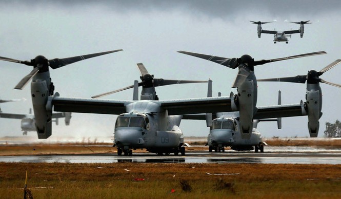 Israel đề xuất Mỹ gói viện trợ quân sự 45 tỷ USD Máy bay vận tải V-22 Osprey
