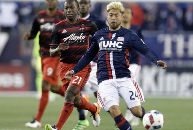 Lee Nguyễn lỡ hẹn với Copa America 2016 Lee Nguyễn trong màu áo New England Revolution