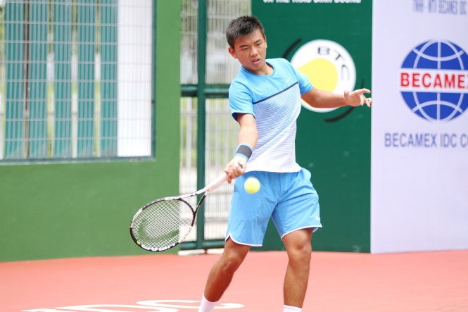 Hoàng Nam dừng bước tại Việt Nam F1 Futures Hoàng Nam thua đáng tiếc trước Hong Seong Chan