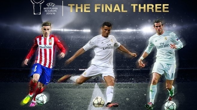 Bale và Ronaldo tranh giải 'Cầu thủ xuất sắc nhất năm' 3 ứng viên cuối cùng cạnh tranh giải "Cầu thủ xuất sắc nhất năm"