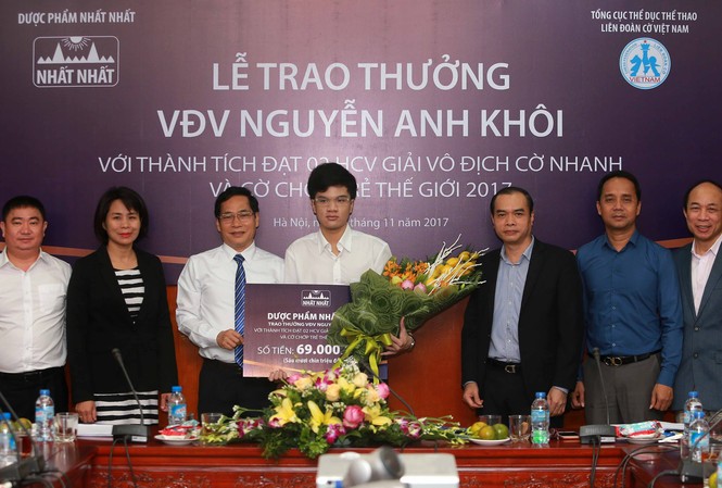 Anh Khôi đặt mục tiêu thành Đại kiện tướng quốc tế năm 2018 Kỳ thủ Anh Khôi đặt mục tiêu thành Đại kiện tướng quốc tế vào năm 2018.