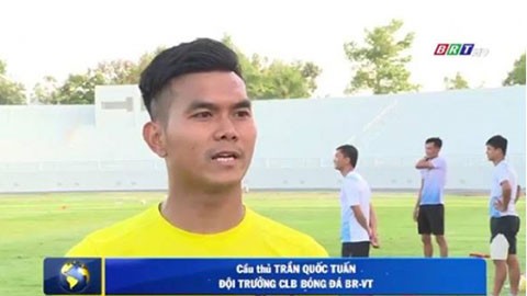 VFF cấm thi đấu vĩnh viễn thủ quân Bà Rịa-Vũng Tàu Trần Quốc Tuấn bị cấm tham gia các hoạt động bóng đá vì hành vi đuổi đánh trọng tài.