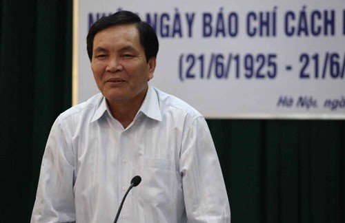 Một ứng viên rút tranh cử Chủ tịch VFF Ông Cấn Văn Nghĩa. Ảnh: Người lao động
