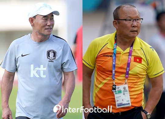 HLV Hàn Quốc tự tin xuyên thủng phòng ngự Olympic Việt Nam HLV Kim Hak Bum của Hàn Quốc tự tin sẽ đánh bại người đồng nghiệp Park Hang Seo trong cuộc chạm trán chiều nay.