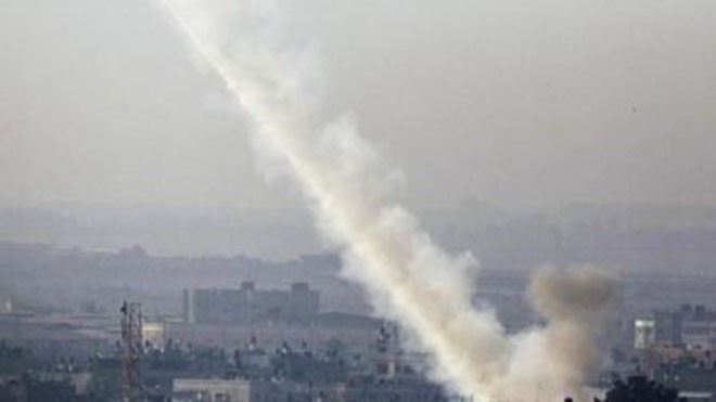 Israel bị tên lửa tấn công từ Dải Gaza Ảnh minh họa