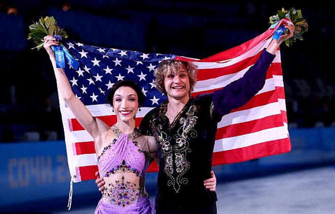 Trượt băng nghệ thuật Mỹ giải Meryl Davis và Charlie White đã xuất sắc mang HCV về cho nước Mỹ.