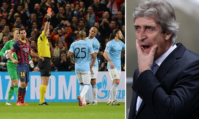 Mắng trọng tài xơi xơi, HLV Man City đối mặt án phạt Pellegrini đối mặt án phạt vì những lời lẽ không đúng mực.