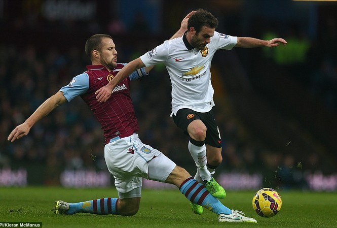 Aston Villa vs M.U (1-1): Quỷ đỏ đứt mạch trận thắng M.U (áo trắng) bị Aston Villa chia điểm dù được chơi hơn người trong nửa cuối hiệp 2.